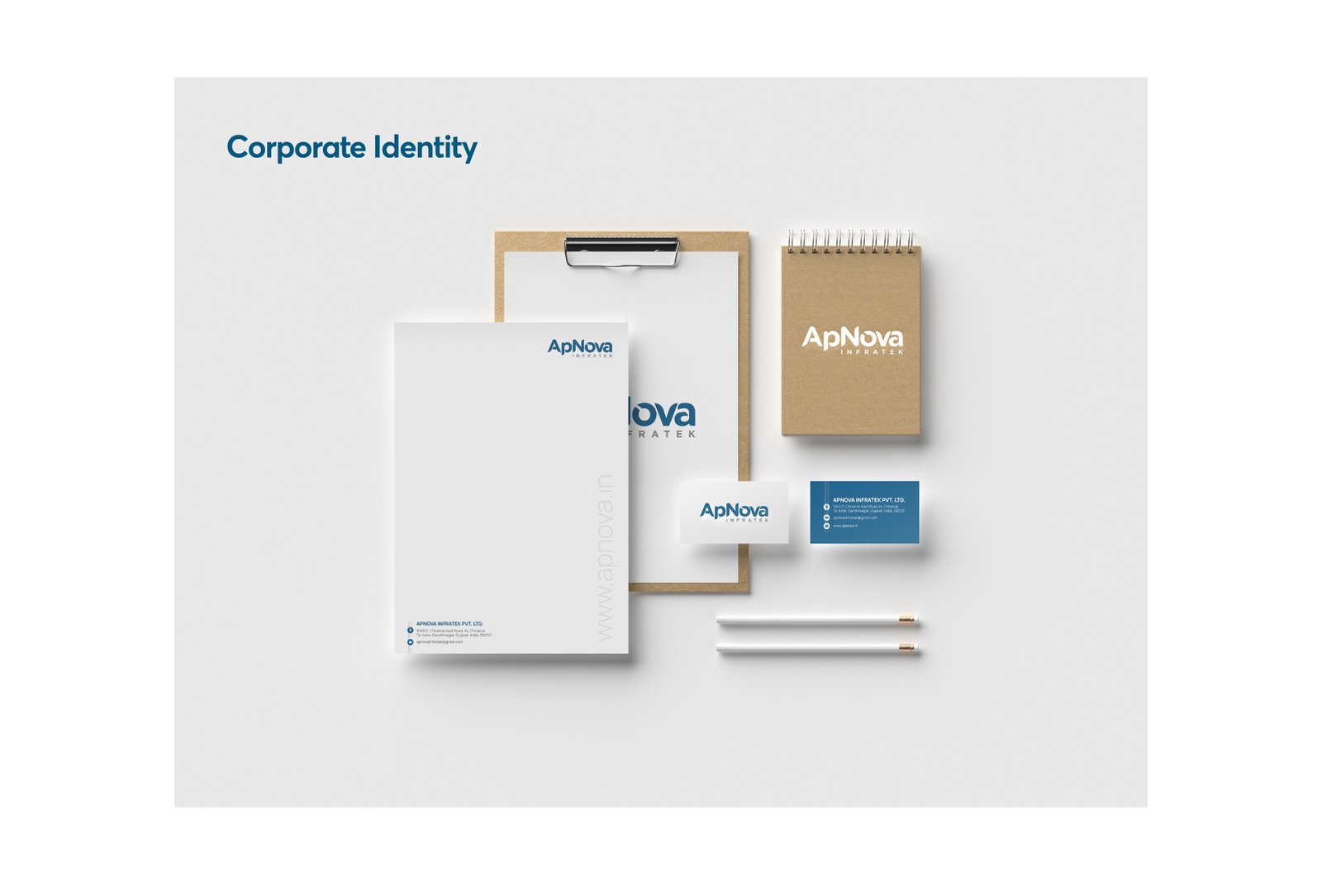 Corporate-Identity design for Apnova by zero designs
