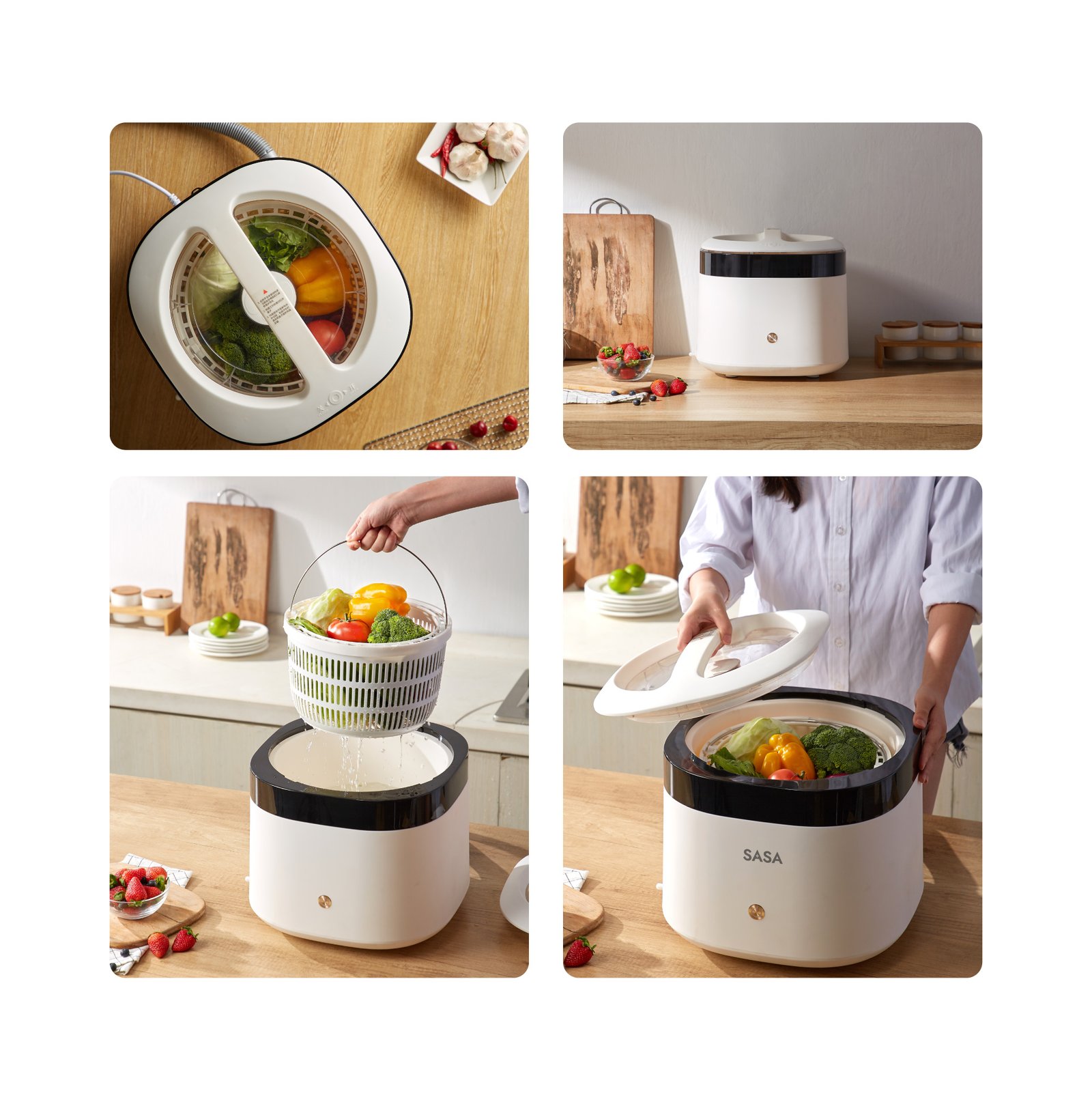 Sasa appliances product photography by zero designs