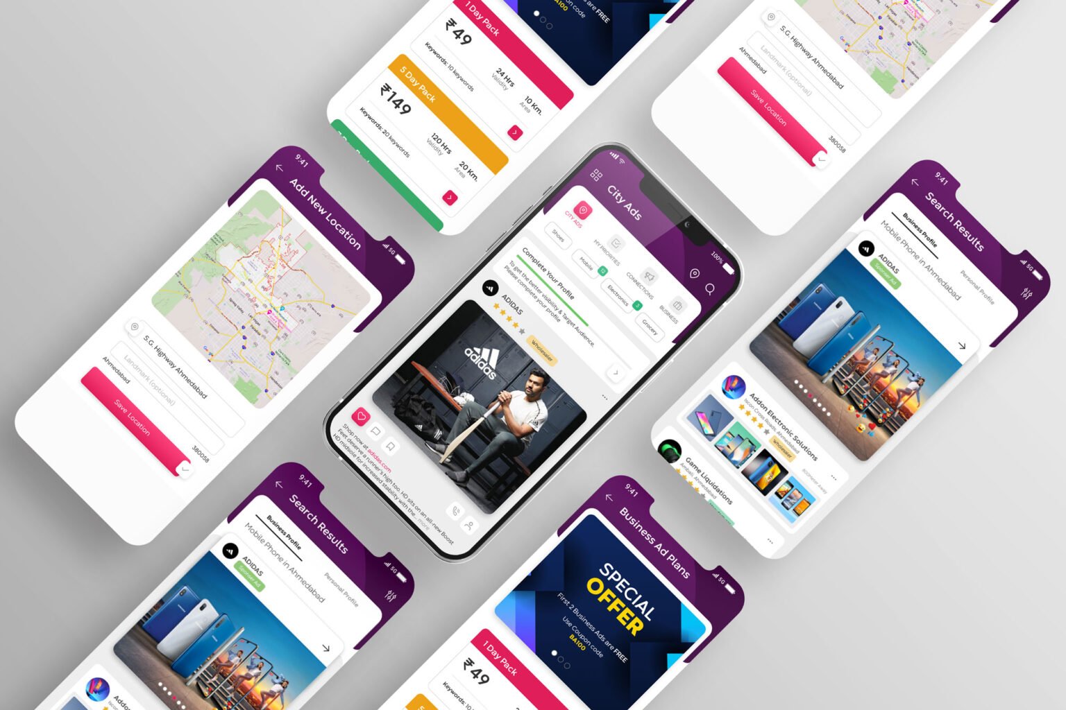 Mobile-UI-UX-Design by Zero Designs