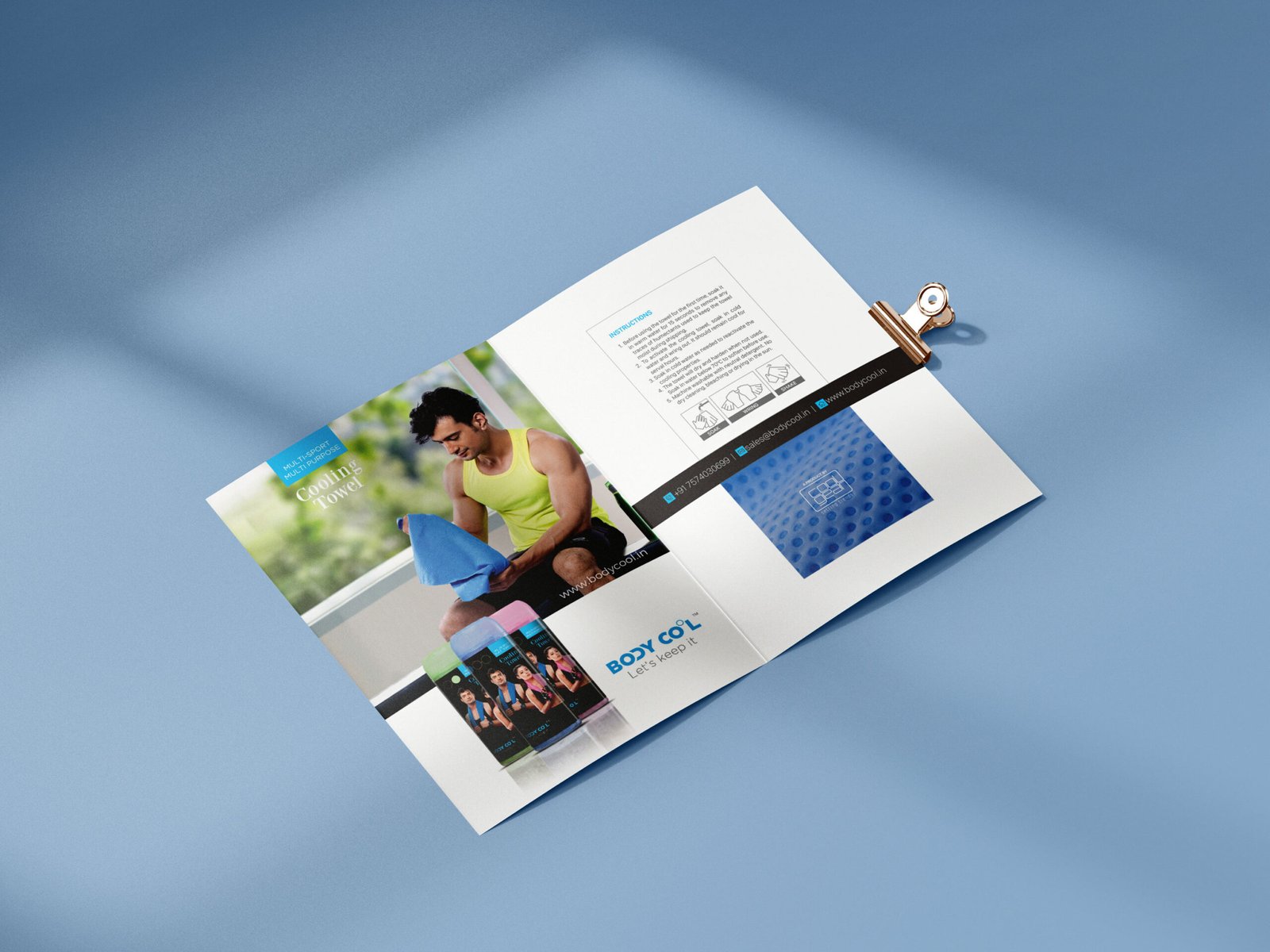body cool brochure design by zero designs