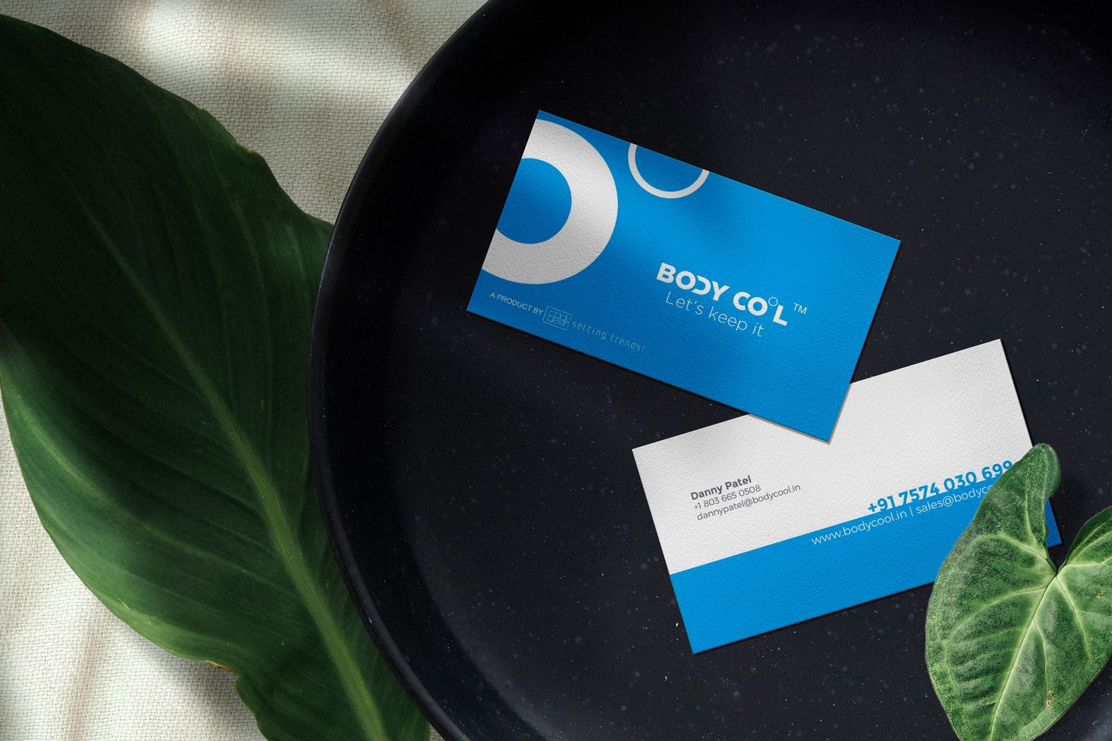 Visiting card designs for body cool by zero designs