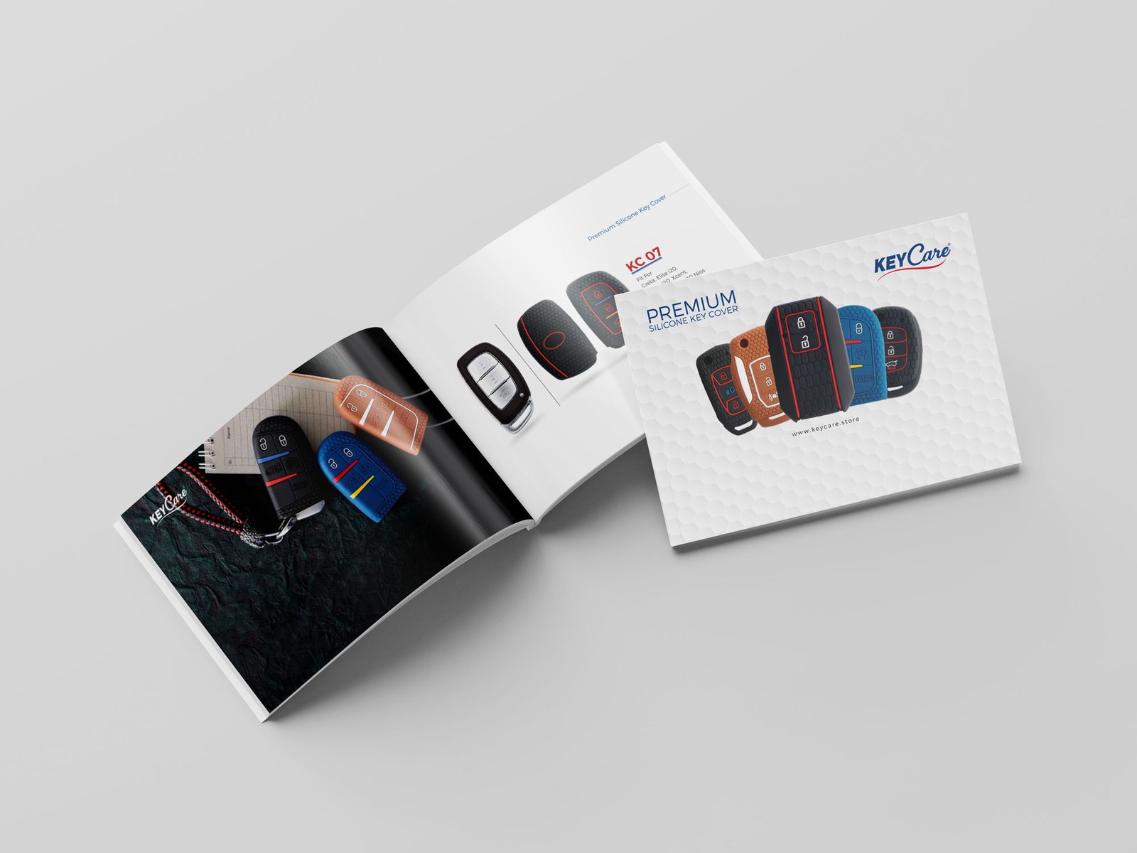 Corporate identity brochure design for keycare by zero designs