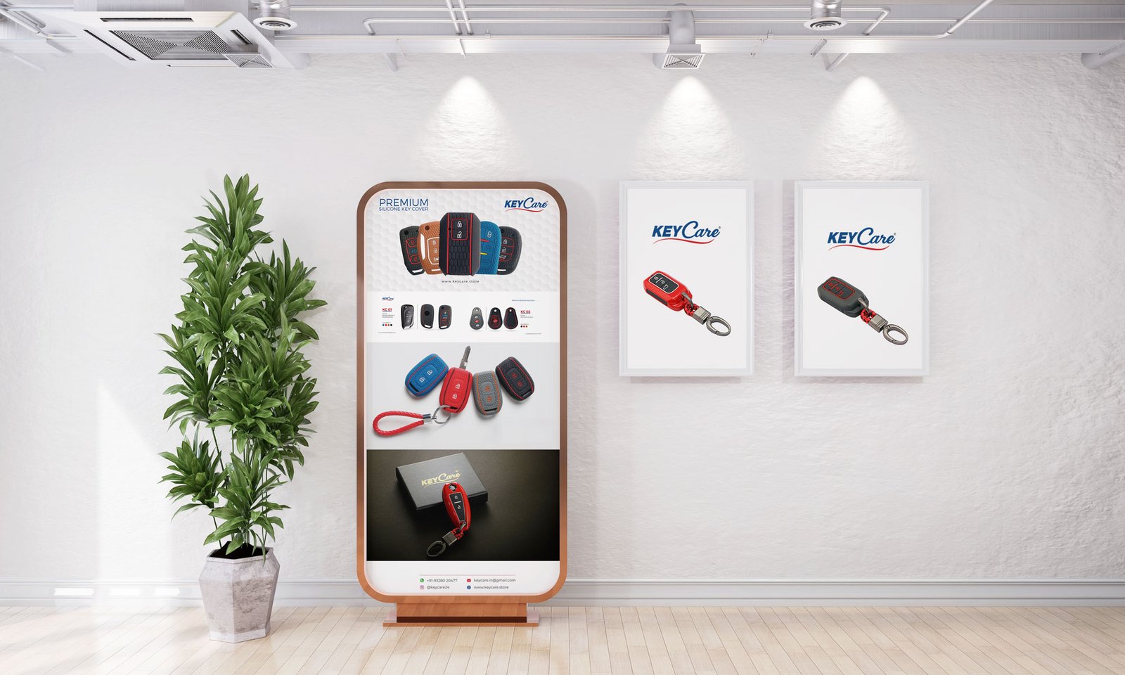 Corporate identity design for keycare by zero designs