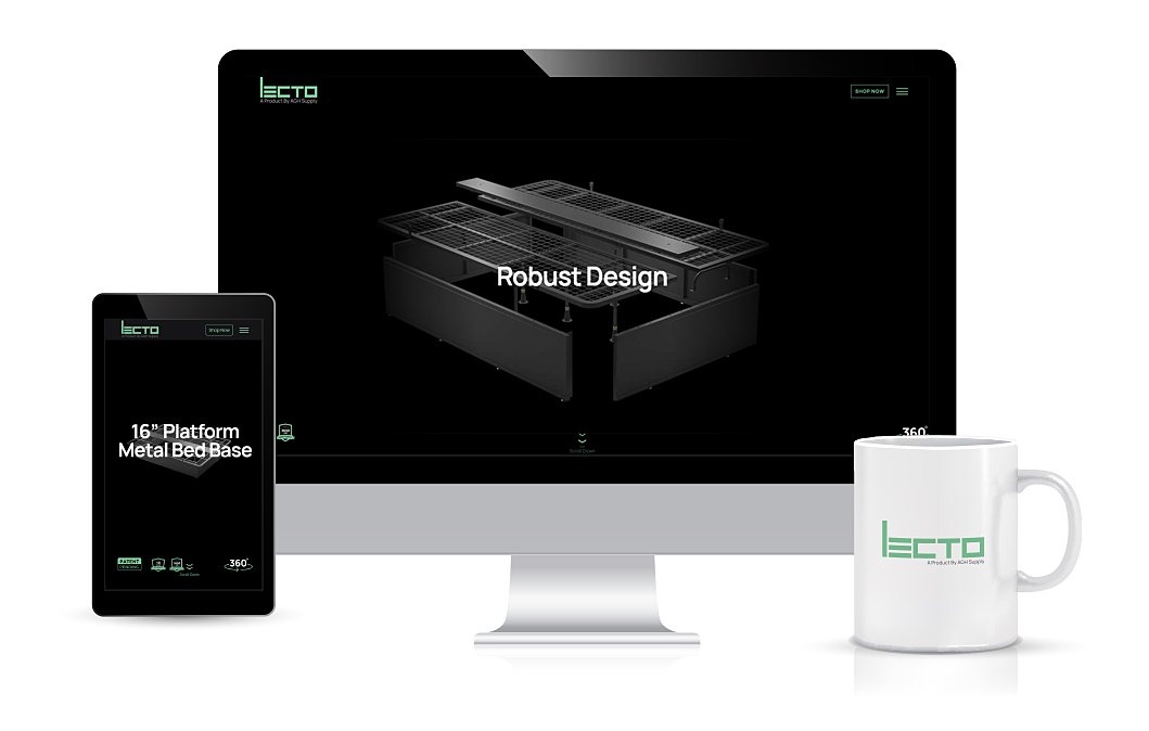 branding design layout for lecto beds for agh supply | Zero Designs