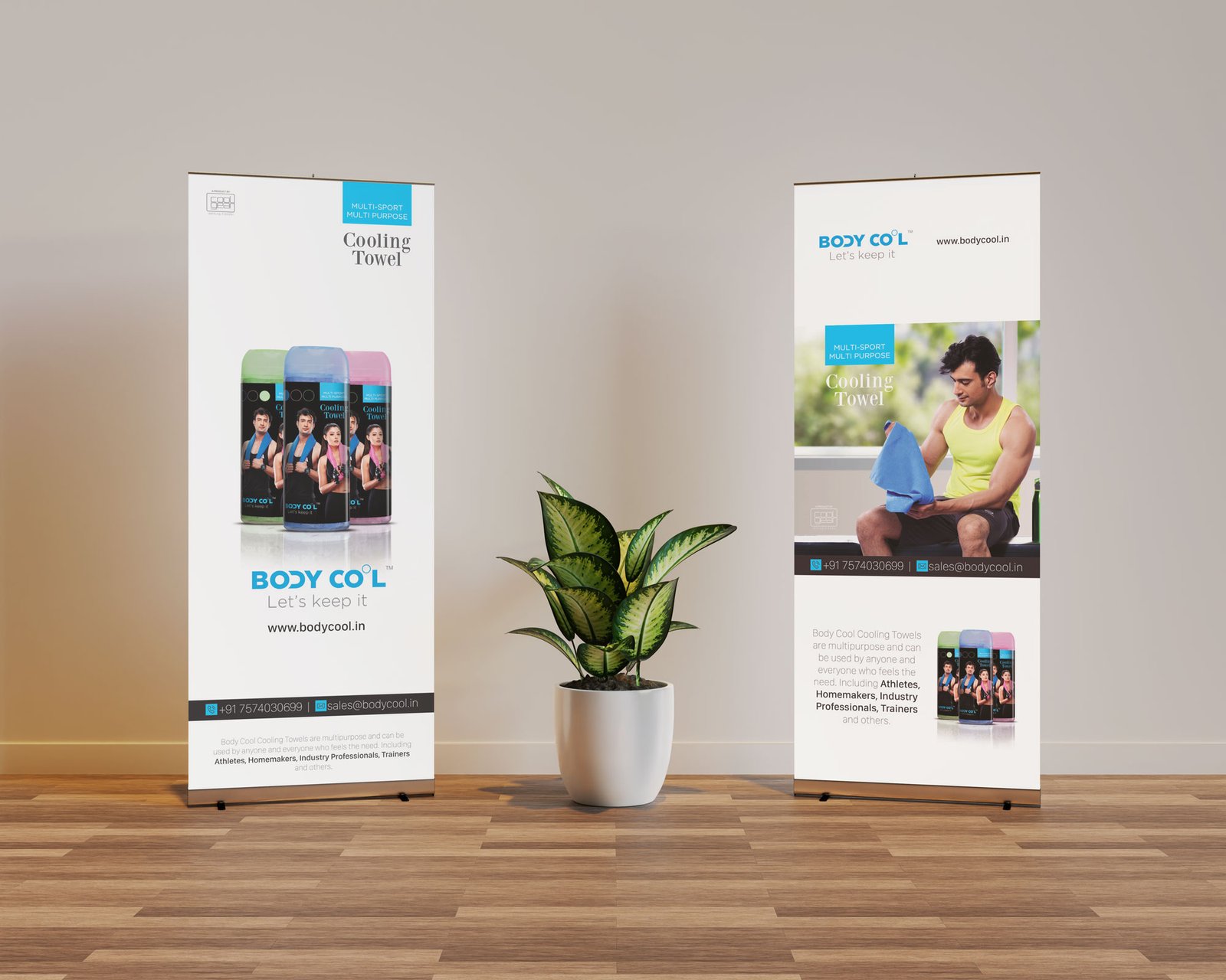 standy-mockup Design for bodycool by zero designs