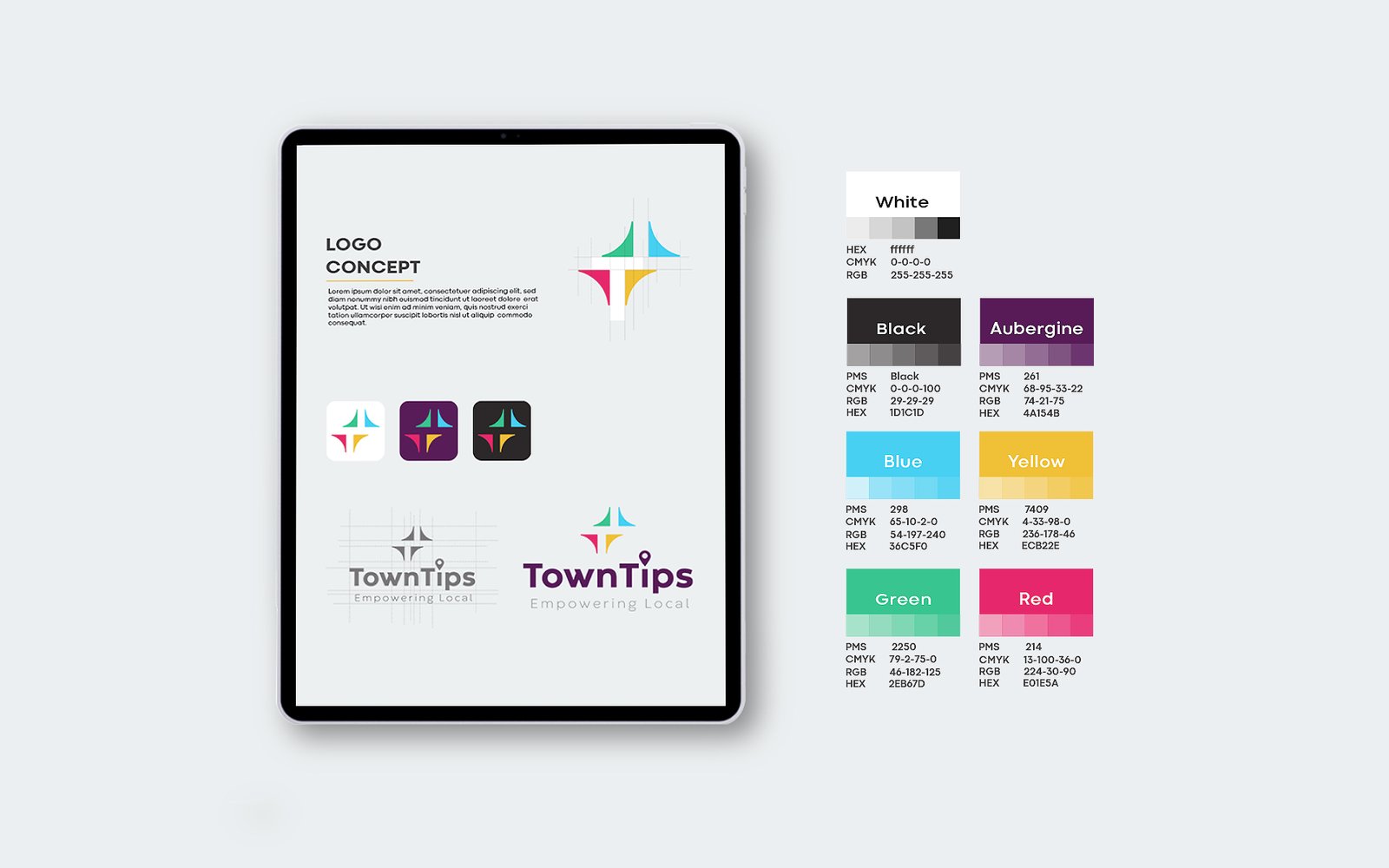 Logo guideline design for a corporate company towntips by zerol designs