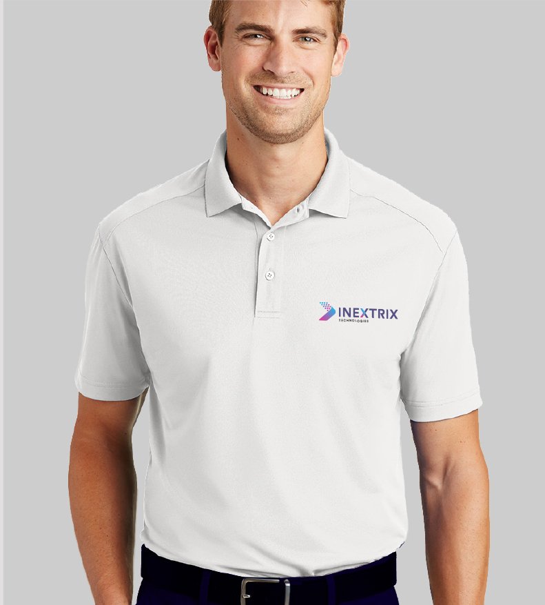 Inextrix Technologies polo shirt design by Zero Designs