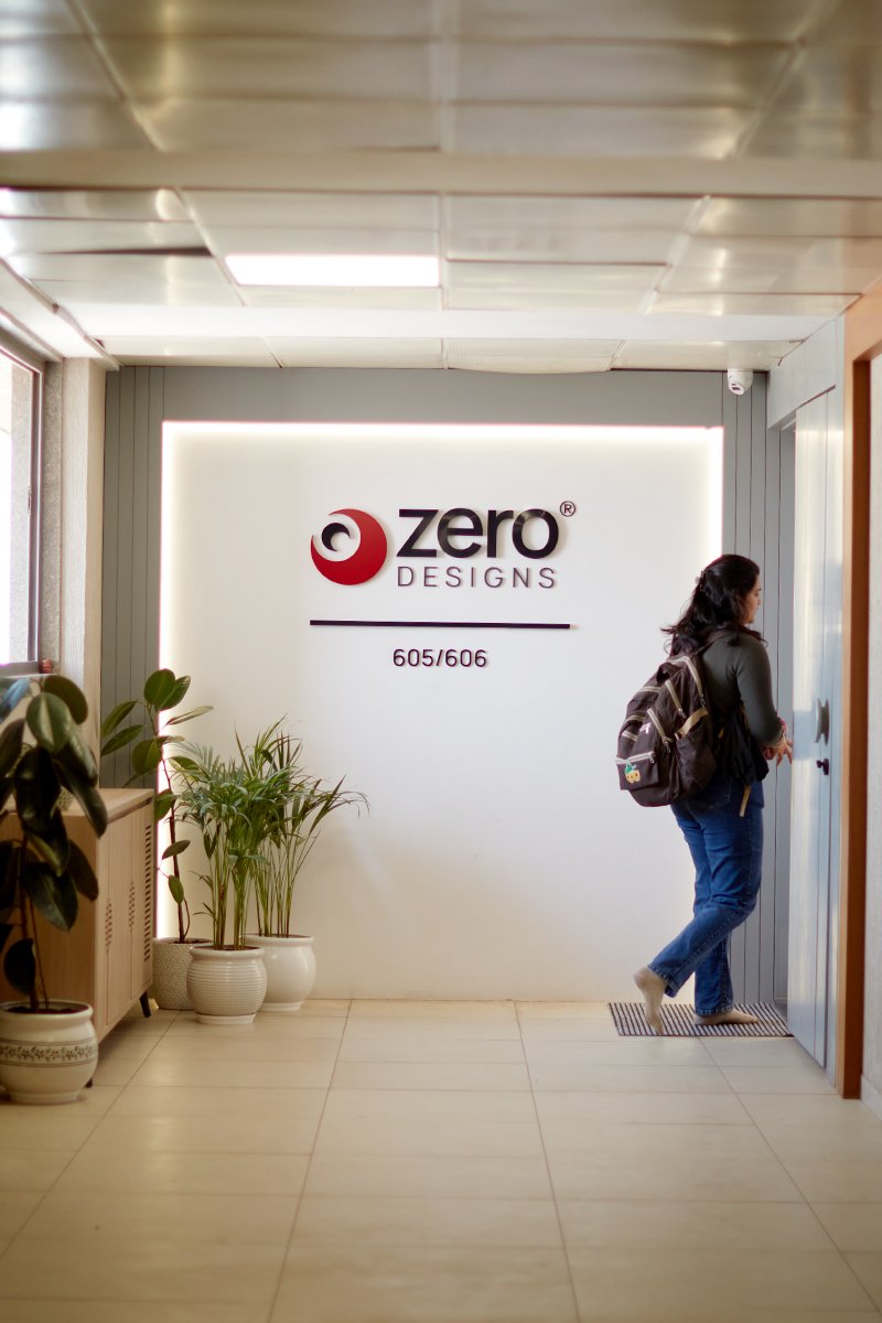 zero designs team members in office space