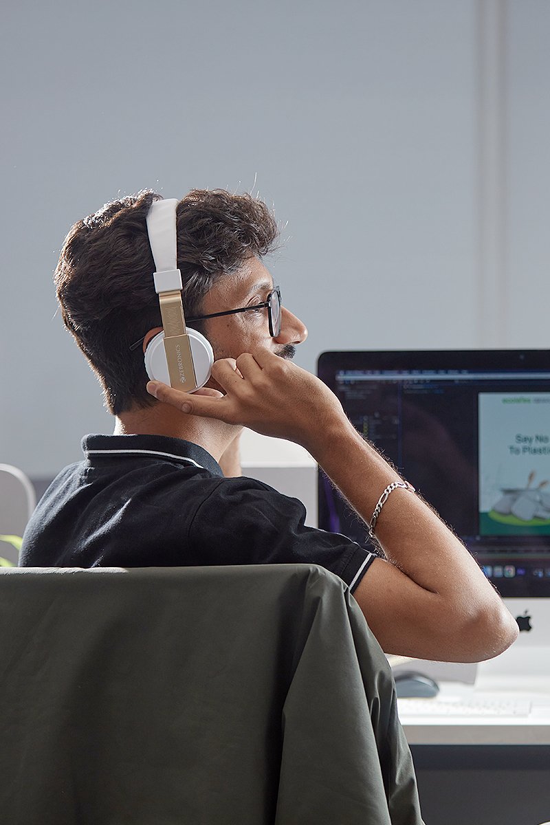 zero designs team members in office space