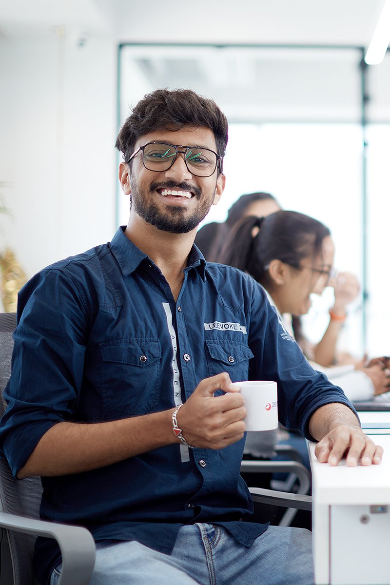 zero designs team members working in office space