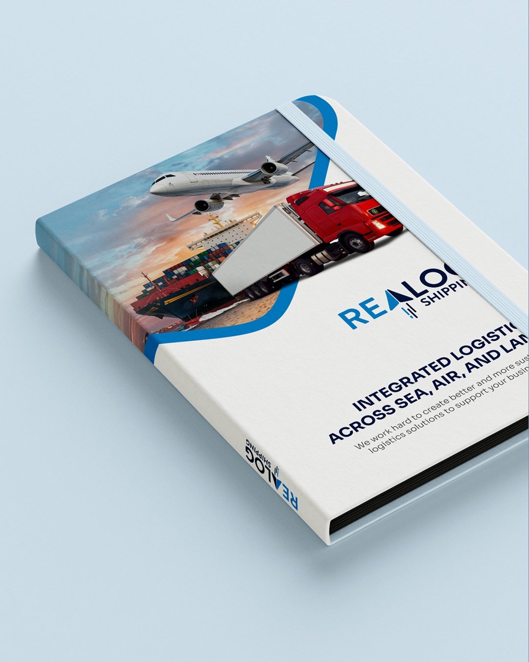 Realog Shipping notebook design by Zero Designs