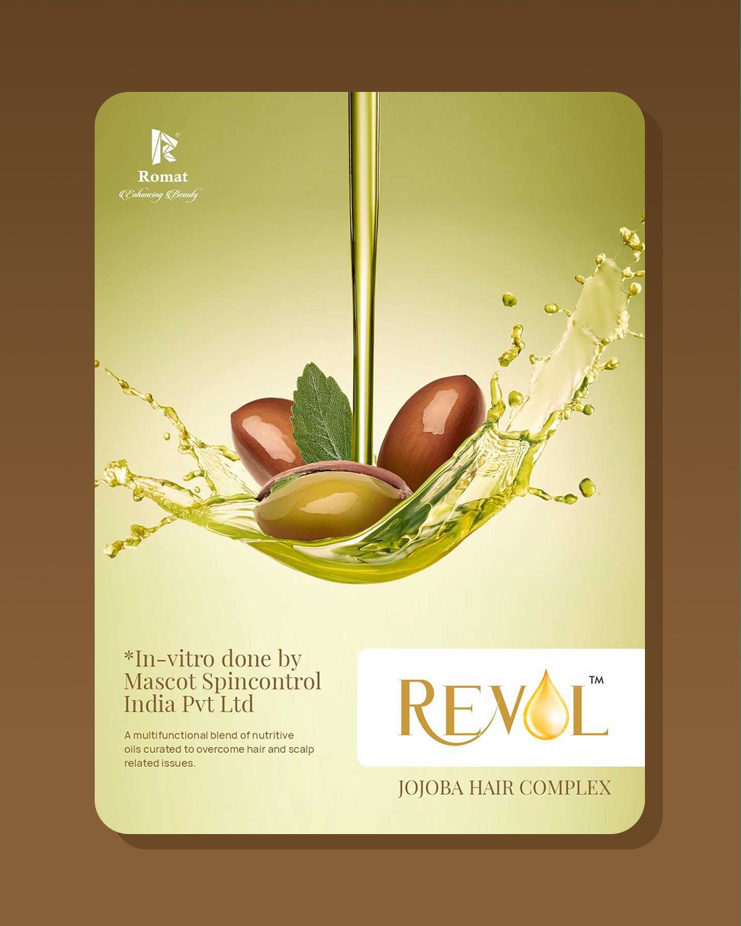 Revol Jojoba Hair Complex graphic image by Zero Designs.